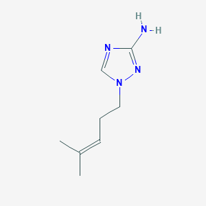 1-(4-Methylpent-3-en-1-yl)-1H-1,2,4-triazol-3-amine