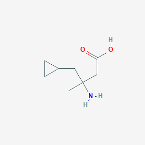 3-Amino-4-cyclopropyl-3-methylbutanoic acid