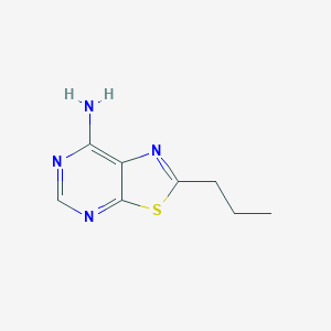 molecular formula C8H10N4S B15273795 2-Propyl-[1,3]thiazolo[5,4-d]pyrimidin-7-amine 