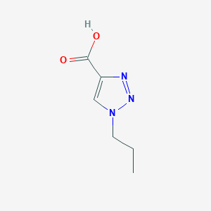 molecular formula C6H9N3O2 B1527380 1-丙基-1H-1,2,3-三唑-4-羧酸 CAS No. 1266840-44-1