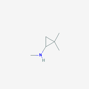 molecular formula C6H13N B15273802 N,2,2-trimethylcyclopropan-1-amine 