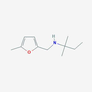 (2-Methylbutan-2-YL)[(5-methylfuran-2-YL)methyl]amine