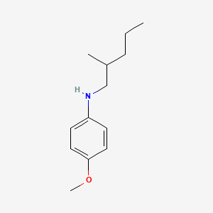 molecular formula C13H21NO B15273866 4-Methoxy-N-(2-methylpentyl)aniline 