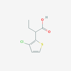 2-(3-Chlorothiophen-2-yl)butanoic acid