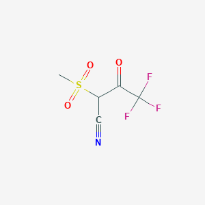 4,4,4-Trifluoro-2-methanesulfonyl-3-oxobutanenitrile