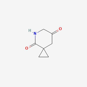 molecular formula C7H9NO2 B15274049 5-Azaspiro[2.5]octane-4,7-dione 