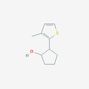 2-(3-Methylthiophen-2-yl)cyclopentan-1-ol