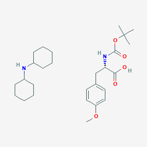 molecular formula C27H44N2O5 B1527408 Boc-Tyr(Me)-OH DCHA CAS No. 53267-94-0