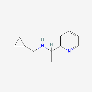 (Cyclopropylmethyl)[1-(pyridin-2-YL)ethyl]amine