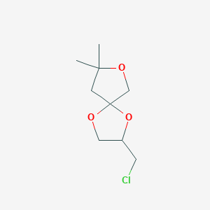 2-(Chloromethyl)-8,8-dimethyl-1,4,7-trioxaspiro[4.4]nonane