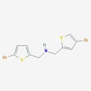 [(4-Bromothiophen-2-yl)methyl][(5-bromothiophen-2-yl)methyl]amine