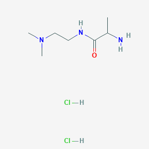 molecular formula C7H19Cl2N3O B1527416 2-Amino-n-[2-(dimethylamino)ethyl]propanamide dihydrochloride CAS No. 1246172-43-9
