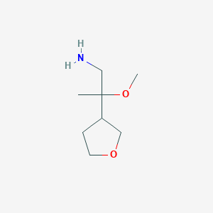 2-Methoxy-2-(oxolan-3-yl)propan-1-amine