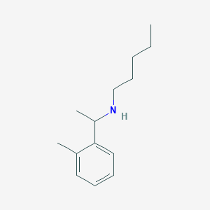 molecular formula C14H23N B15274206 [1-(2-Methylphenyl)ethyl](pentyl)amine 