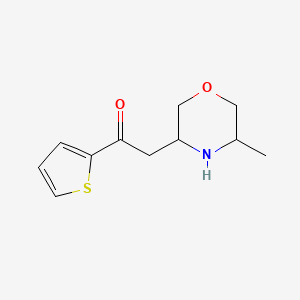 2-(5-Methylmorpholin-3-YL)-1-(thiophen-2-YL)ethan-1-one