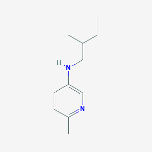 molecular formula C11H18N2 B15274230 6-methyl-N-(2-methylbutyl)pyridin-3-amine 