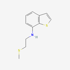 N-[2-(Methylsulfanyl)ethyl]-1-benzothiophen-7-amine