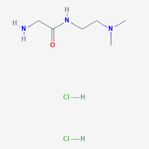 molecular formula C6H17Cl2N3O B1527426 2-氨基-n-[2-(二甲氨基)乙基]乙酰胺二盐酸盐 CAS No. 1144082-54-1