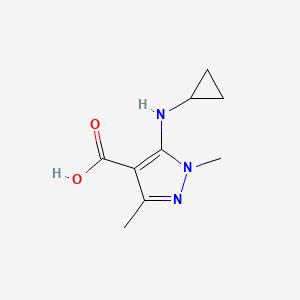 5-(cyclopropylamino)-1,3-dimethyl-1H-pyrazole-4-carboxylic acid