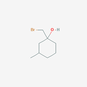 1-(Bromomethyl)-3-methylcyclohexan-1-OL