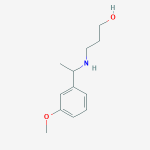 3-{[1-(3-Methoxyphenyl)ethyl]amino}propan-1-ol