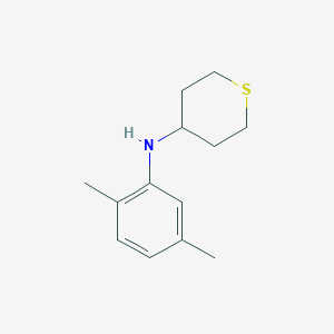 N-(2,5-dimethylphenyl)thian-4-amine