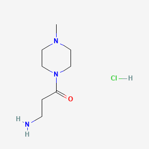 B1527432 3-Amino-1-(4-methyl-1-piperazinyl)-1-propanone hydrochloride CAS No. 1220033-51-1