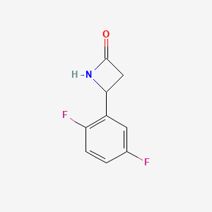 4-(2,5-Difluorophenyl)azetidin-2-one