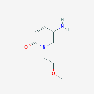 5-Amino-1-(2-methoxyethyl)-4-methyl-1,2-dihydropyridin-2-one