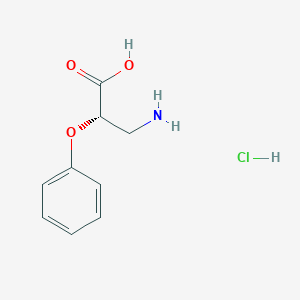 (2S)-3-amino-2-phenoxypropanoic acid hydrochloride