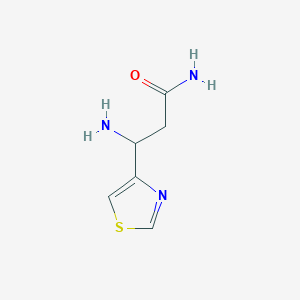 3-Amino-3-(1,3-thiazol-4-yl)propanamide