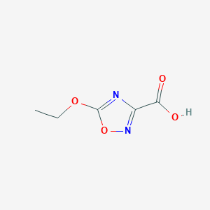 molecular formula C5H6N2O4 B15274405 5-Ethoxy-1,2,4-oxadiazole-3-carboxylic acid 