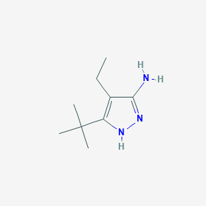 3-Tert-butyl-4-ethyl-1H-pyrazol-5-amine