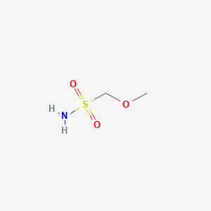 molecular formula C2H7NO3S B15274424 Methoxymethanesulfonamide 