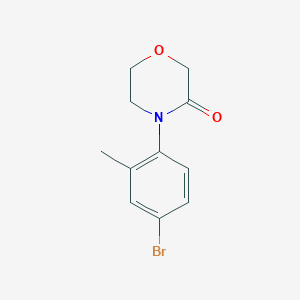 4-(4-Bromo-2-methyl-phenyl)-morpholin-3-one