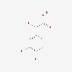 2-(3,4-Difluorophenyl)-2-fluoroacetic acid