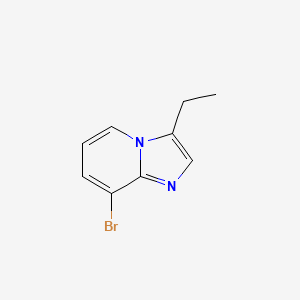 molecular formula C9H9BrN2 B15274453 8-Bromo-3-ethylimidazo[1,2-a]pyridine 