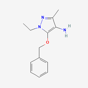 5-(Benzyloxy)-1-ethyl-3-methyl-1H-pyrazol-4-amine