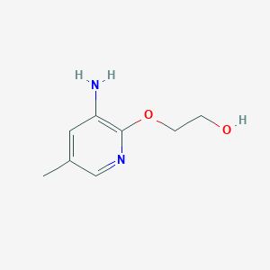 2-[(3-Amino-5-methylpyridin-2-yl)oxy]ethan-1-ol