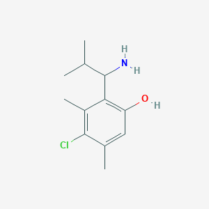 2-(1-Amino-2-methylpropyl)-4-chloro-3,5-dimethylphenol