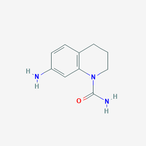 molecular formula C10H13N3O B1527449 7-氨基-1,2,3,4-四氢喹啉-1-甲酰胺 CAS No. 1250297-08-5