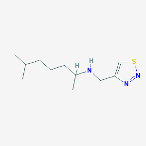 (6-Methylheptan-2-yl)(1,2,3-thiadiazol-4-ylmethyl)amine