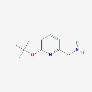 B1527451 [6-(Tert-butoxy)pyridin-2-yl]methanamine CAS No. 1247441-30-0