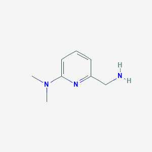 B1527452 6-(aminomethyl)-N,N-dimethylpyridin-2-amine CAS No. 1060801-43-5