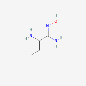 2-amino-N'-hydroxypentanimidamide