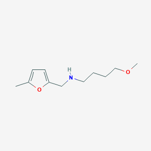 molecular formula C11H19NO2 B15274535 (4-Methoxybutyl)[(5-methylfuran-2-yl)methyl]amine 