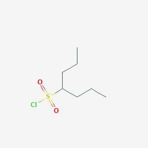 molecular formula C7H15ClO2S B1527455 庚烷-4-磺酰氯 CAS No. 920-88-7