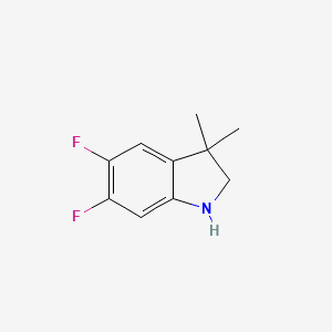 5,6-difluoro-3,3-dimethyl-2,3-dihydro-1H-indole