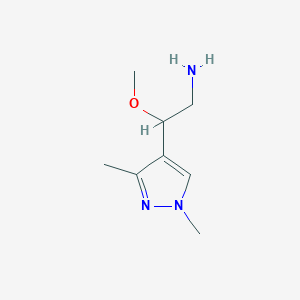 2-(1,3-dimethyl-1H-pyrazol-4-yl)-2-methoxyethan-1-amine