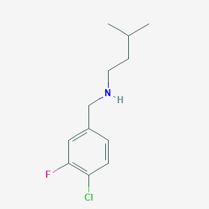 [(4-Chloro-3-fluorophenyl)methyl](3-methylbutyl)amine